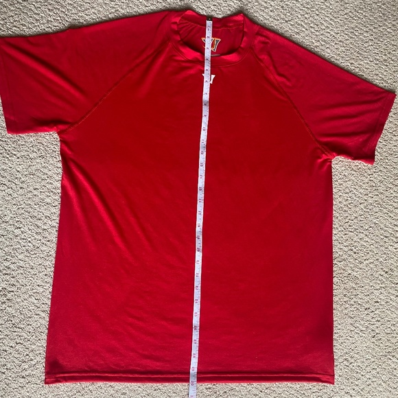 Warrior Tech Tee short sleeve performance shirt red Large - Picture 7 of 14